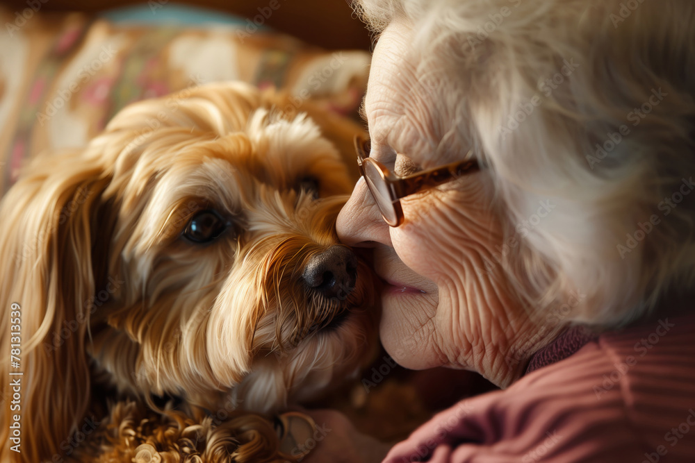Pet therapy sessions, dog companions bring joy and comfort to seniors, easing feelings of loneliness and promoting emotional well-being Pet therapy sessions, dog companions bring joy and comfort to seniors, easing feelings of loneliness and promoting emotional well-being