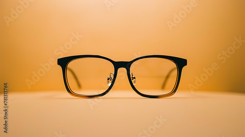 Eyeglasses, minimal wallpaper, an essential equipment in daily life for clear vision © DrPhatPhaw