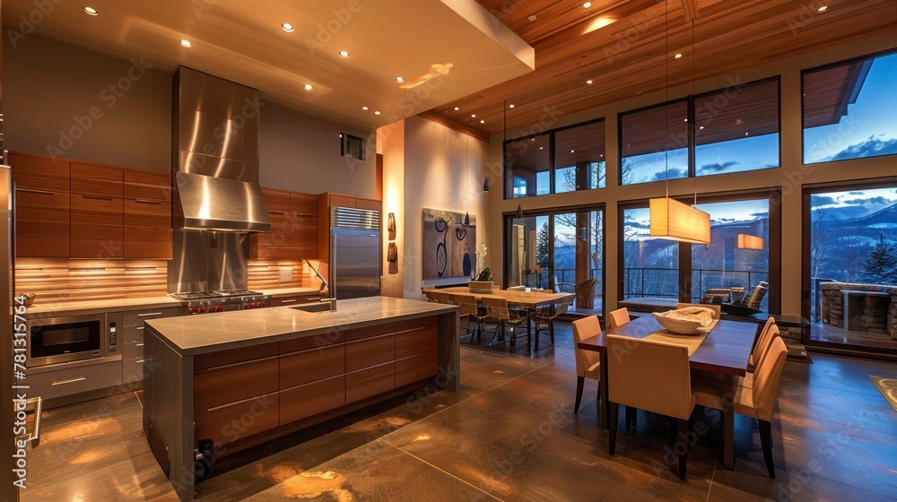 designs Modern kitchen and living room interior designs Modern kitchen and living room interior