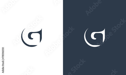 letters g monograms in the illustrated vector design logo technology