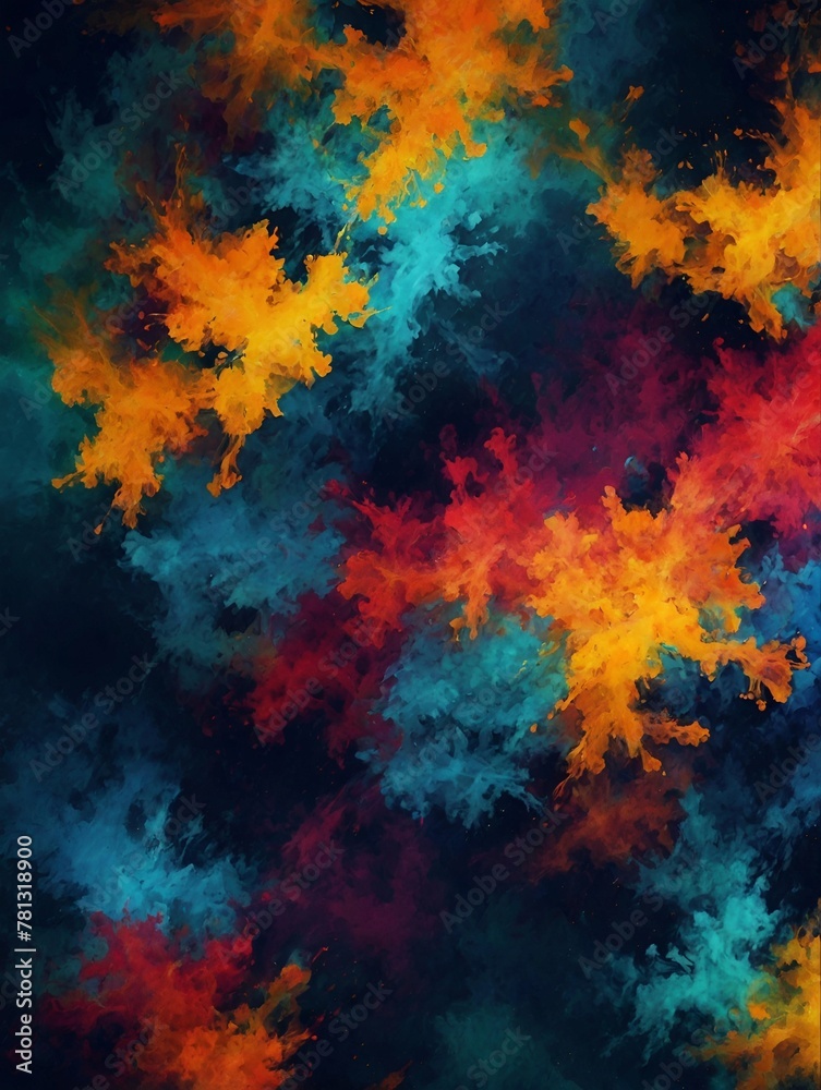 abstract colorful background with splashes abstract colorful background with splashes