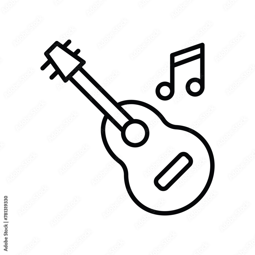 music class icon with white background vector stock illustration music class icon with white background vector stock illustration
