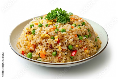Fried Rice on white 