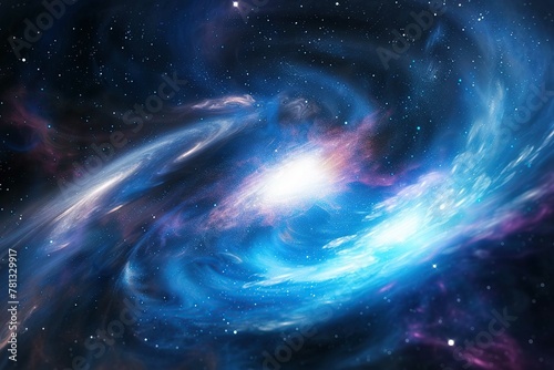Quasar in space photo