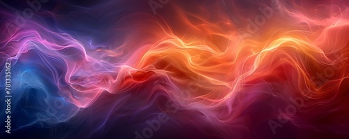 Abstract digital artwork featuring energetic movement and vibrant colors, suitable for modern design concepts.
