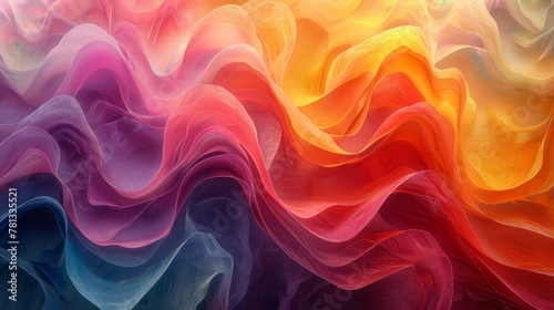 Colorful twisted shapes dance across a digital canvas, creating a captivating backdrop for designs.