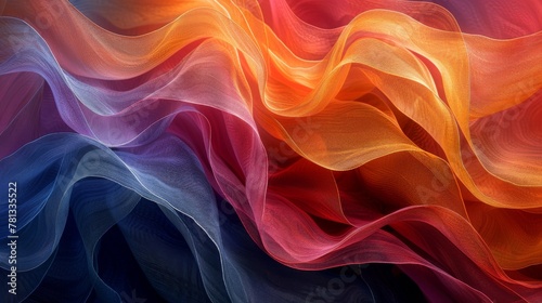 Colorful twisted shapes dance across a digital canvas, creating a captivating backdrop for designs.