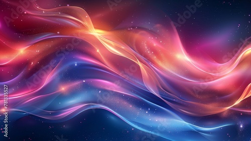 Dynamic motion captured in a colorful abstract background, ideal for eye-catching poster designs.