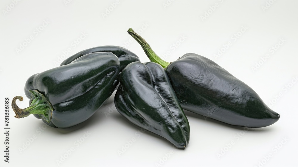 custom made wallpaper toronto digitalThree black peppers are on a white background