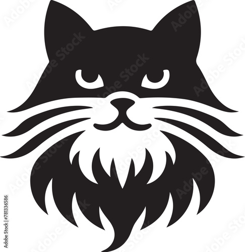  Best Cat Head, Vector, Silhouette, Illustration,
