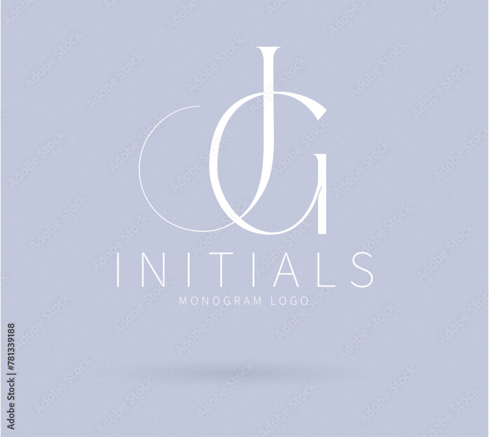 CG Typography Initial Letter Brand Logo, CG brand logo, CG monogram wedding logo CG Typography Initial Letter Brand Logo, CG brand logo, CG monogram wedding logo