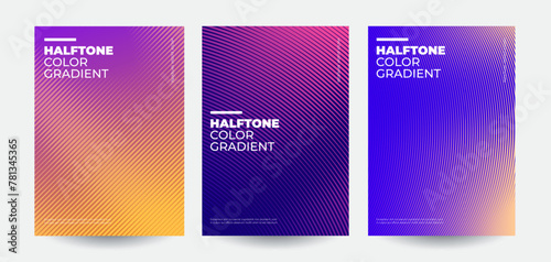 Modern abstract covers set. Cool gradient shapes composition. Eps10 vector. © plasteed