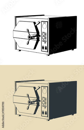Autoclave sterilizer lab equipment