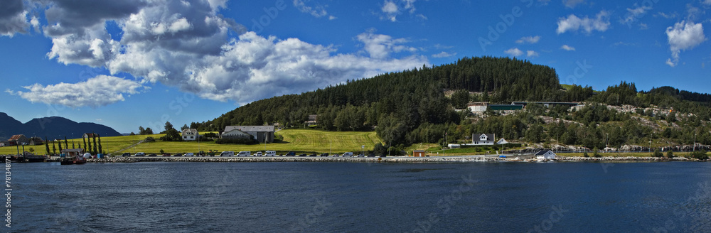 View of Oanes at Lysefjord in Norway, Europe
View of Oanes at Lysefjord in Norway, Europe