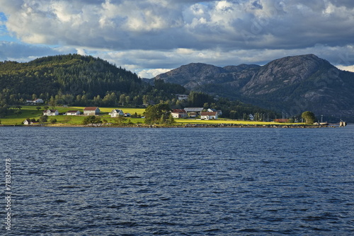 View of Oanes at Lysefjord in Norway, Europe

 photo