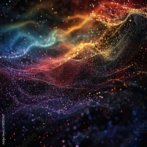 Particle Systems digital background