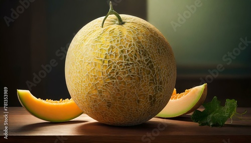 A melon fruit