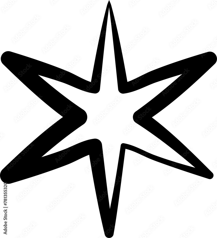 Star icon set. Geometric shape Star icon set. Geometric shape
