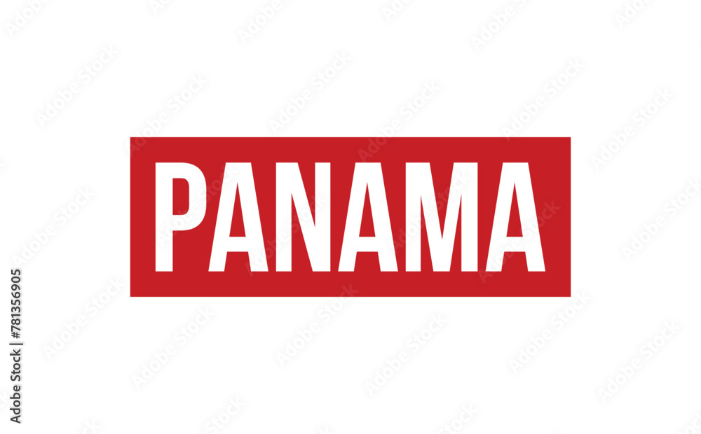 Panama Rubber Stamp Seal Vector
