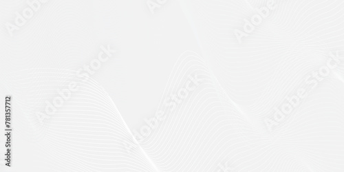 Abstract lines on a white background with curved lines, Geometrical and business and technology concept blend line abstract grey wave on white, dynamic wave flowing lines abstract background.