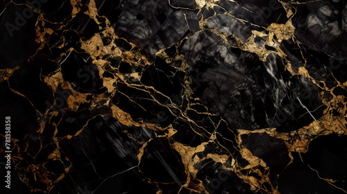 Elegant marbled pattern with gold streaks