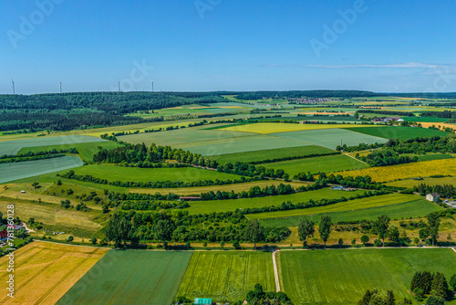 Ausblick auf das Härtsfeld bei Neresheim in der Schwäbischen Alb photo