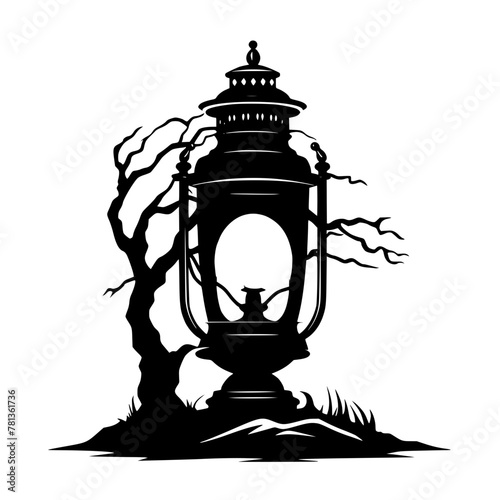 lamp, lantern, isolated, light, old, antique, metal, chess, glass, white, object, vintage, oil, retro, kerosene, black, ancient, candle, king, samovar, equipment, tea, decoration, culture, fire, tradi