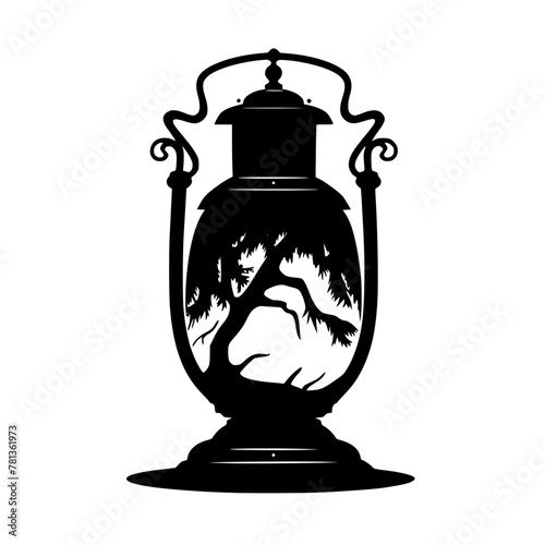 lamp, lantern, isolated, light, old, antique, metal, chess, glass, white, object, vintage, oil, retro, kerosene, black, ancient, candle, king, samovar, equipment, tea, decoration, culture, fire, tradi