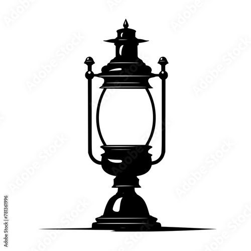 lamp, lantern, isolated, light, old, antique, metal, chess, glass, white, object, vintage, oil, retro, kerosene, black, ancient, candle, king, samovar, equipment, tea, decoration, culture, fire, tradi