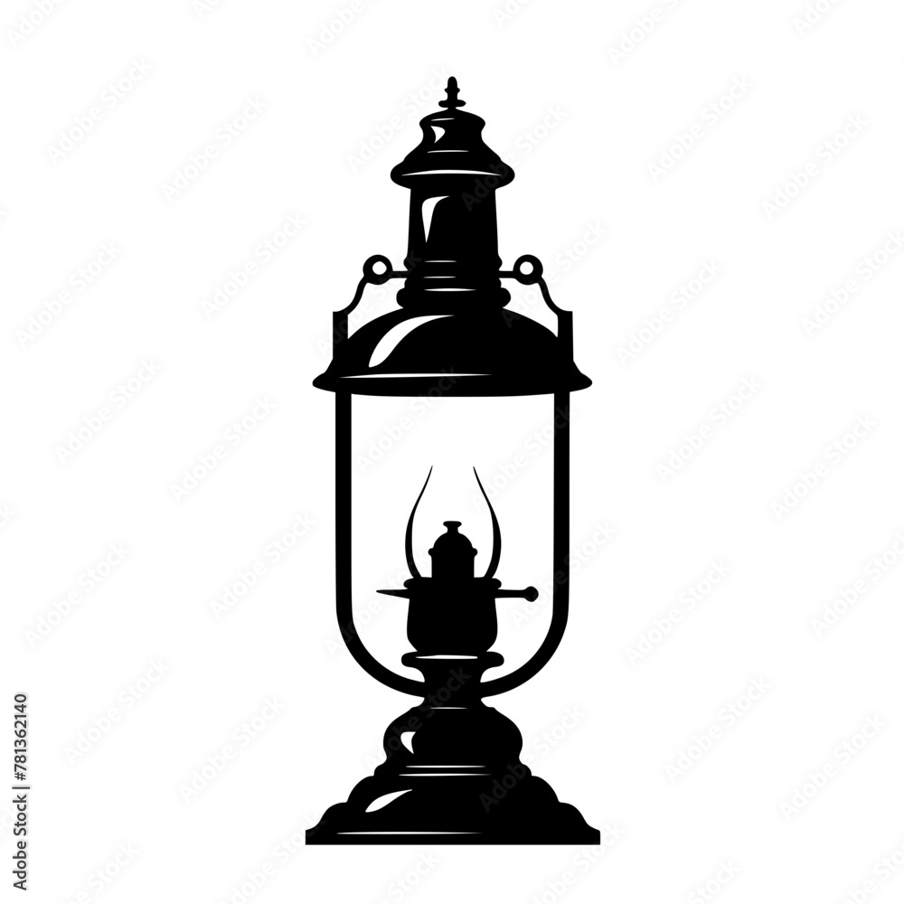 lamp, lantern, isolated, light, old, antique, metal, chess, glass, white, object, vintage, oil, retro, kerosene, black, ancient, candle, king, samovar, equipment, tea, decoration, culture, fire, tradi