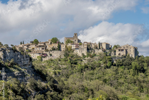 Saint Thom    typical medieval village in South Ard  che  France