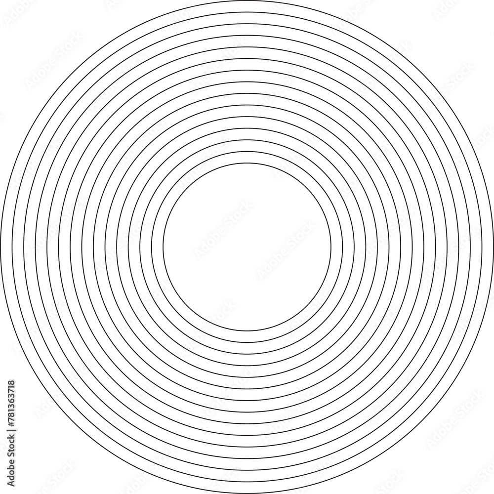 Concentric circle elements. Design geometric Concentric circle elements. Design geometric