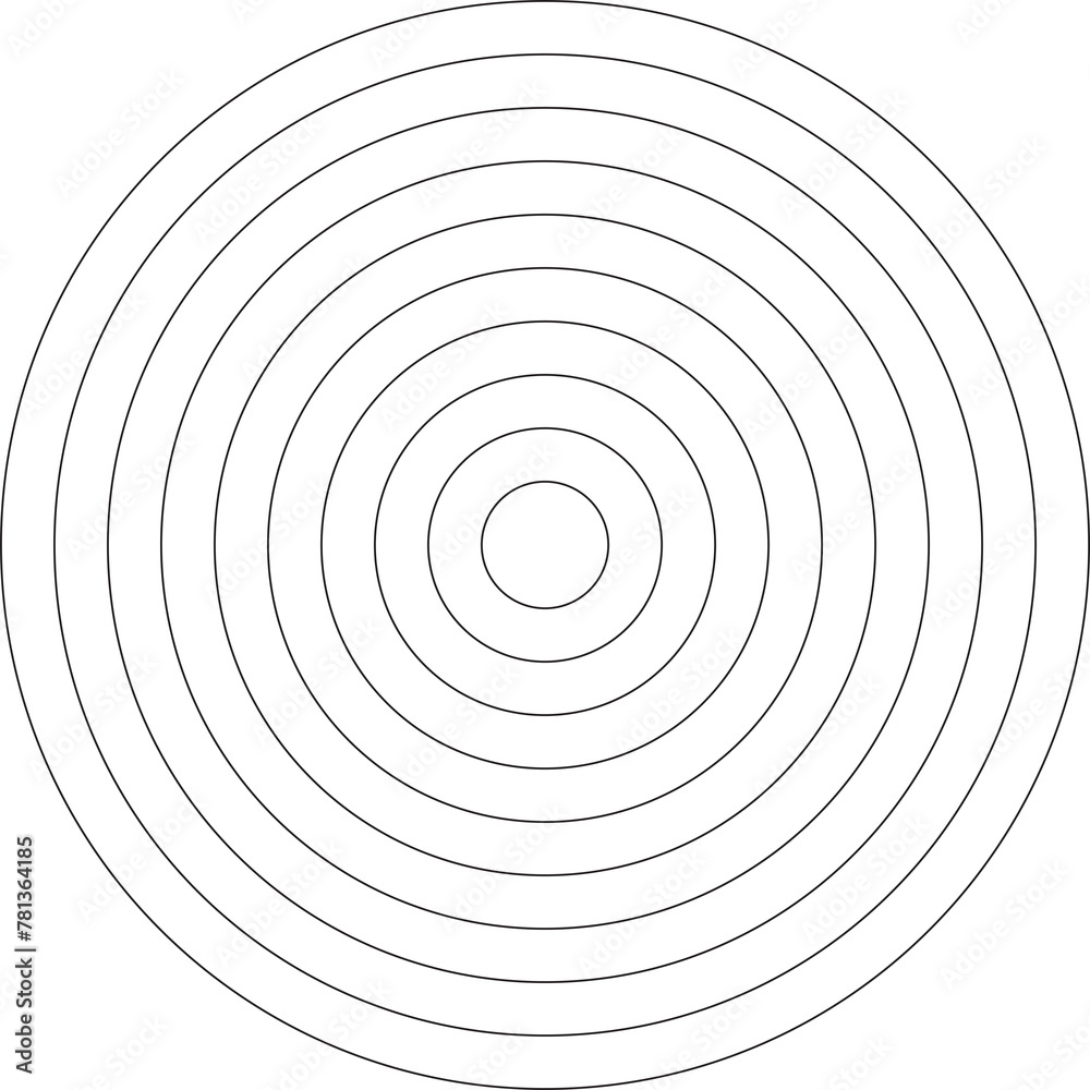Concentric circle elements. Design geometric Concentric circle elements. Design geometric