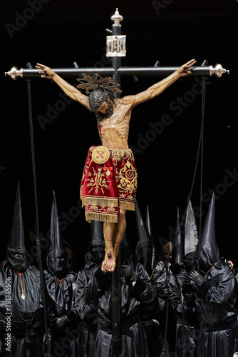 Christ left the church in procession