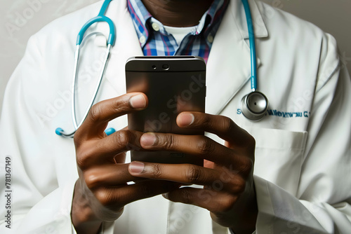 Smartphones enhance global healthcare accessibility and awareness, counseling and treatment using online technology, digital online medical concept