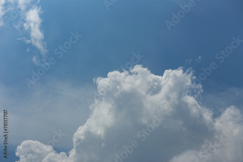 summer blue sky cloud gradient light white background.beauty bright cloud cover in the sun calm cler winter air background.