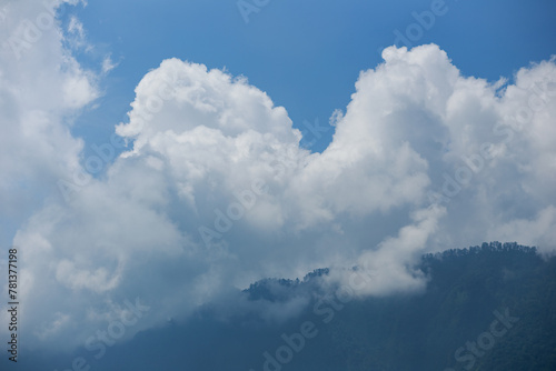summer blue sky cloud gradient light white background.beauty bright cloud cover in the sun calm cler winter air background.