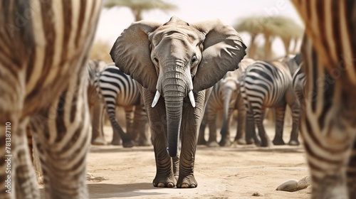 African Elephants photo