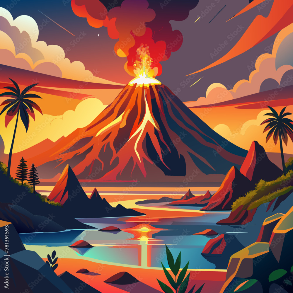 art of volcano