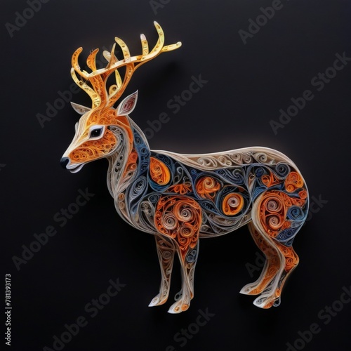 deer from spirals