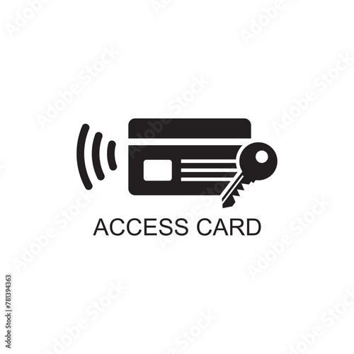 access card icon , security icon photo