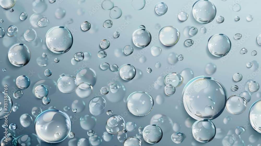 3d clear glass drop steam texture set. Modern illustration of condensation water droplets on transparent background. Liquid wet surface png illustration with white reflection. 3d clear glass drop steam texture set. Modern illustration of condensation water droplets on transparent background. Liquid wet surface png illustration with white reflection.