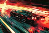 sleek black sports car speeds down a deserted highway, its headlights cutting through the darkness as its driver races against time to unravel a web of intrigue that threatens to ensnare him