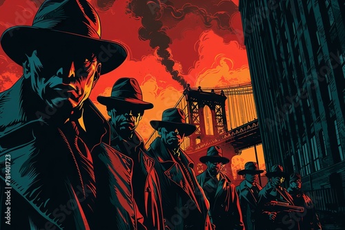 Beneath the shadow of the Brooklyn Bridge, a group of criminals plot their next heist, unaware that they are being watched by a determined detective who will stop at nothing to bring them to justice.