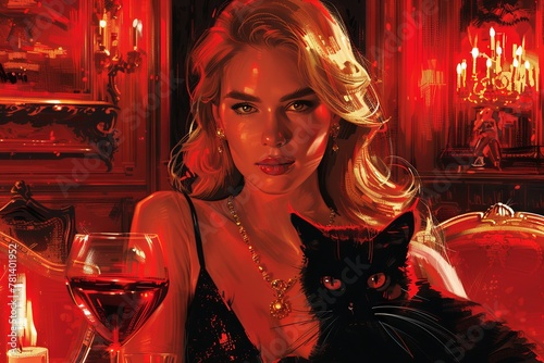 In the depths of a sprawling mansion, a wealthy socialite harbors dark secrets and deadly desires, while her unsuspecting guests become unwitting pawns in a deadly game of cat and mouse
