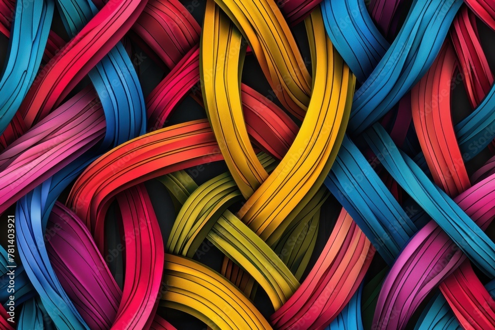 A colorful A colorful