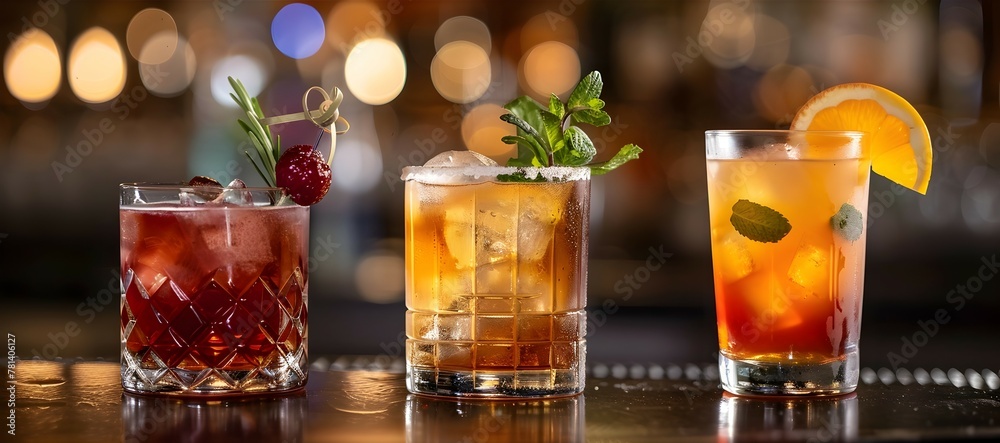 Artfully Crafted Cocktail Featuring Artisanal Ingredients and Elevated Mixology Presentation Artfully Crafted Cocktail Featuring Artisanal Ingredients and Elevated Mixology Presentation
