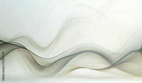 Abstract wave pattern in soft neutral tones