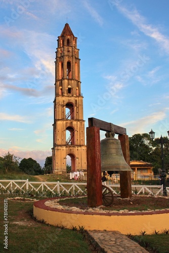 Photography Tower and bell in Manaca Iznaga, Valle De Los Ingenios, Cuba