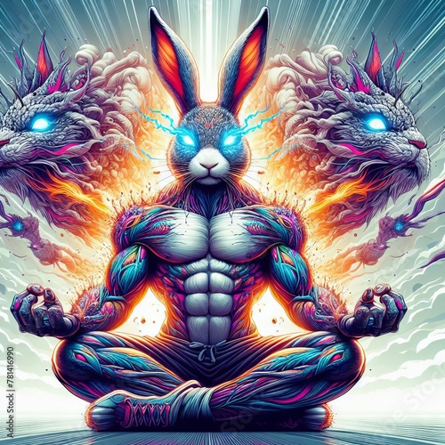 illustration of mythology god of yoga